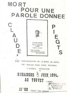  LE TOUVET - 5 Juin 1994
